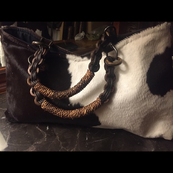 Cowhide medium size bag new Beautiful soft bag - Picture 5 of 5